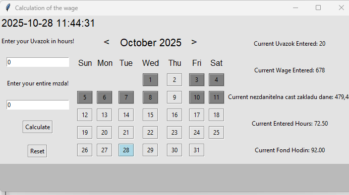 Salary Calculator Screenshot